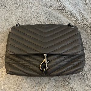 Rebecca Minkoff Edie Mini quilted leather flap satchel